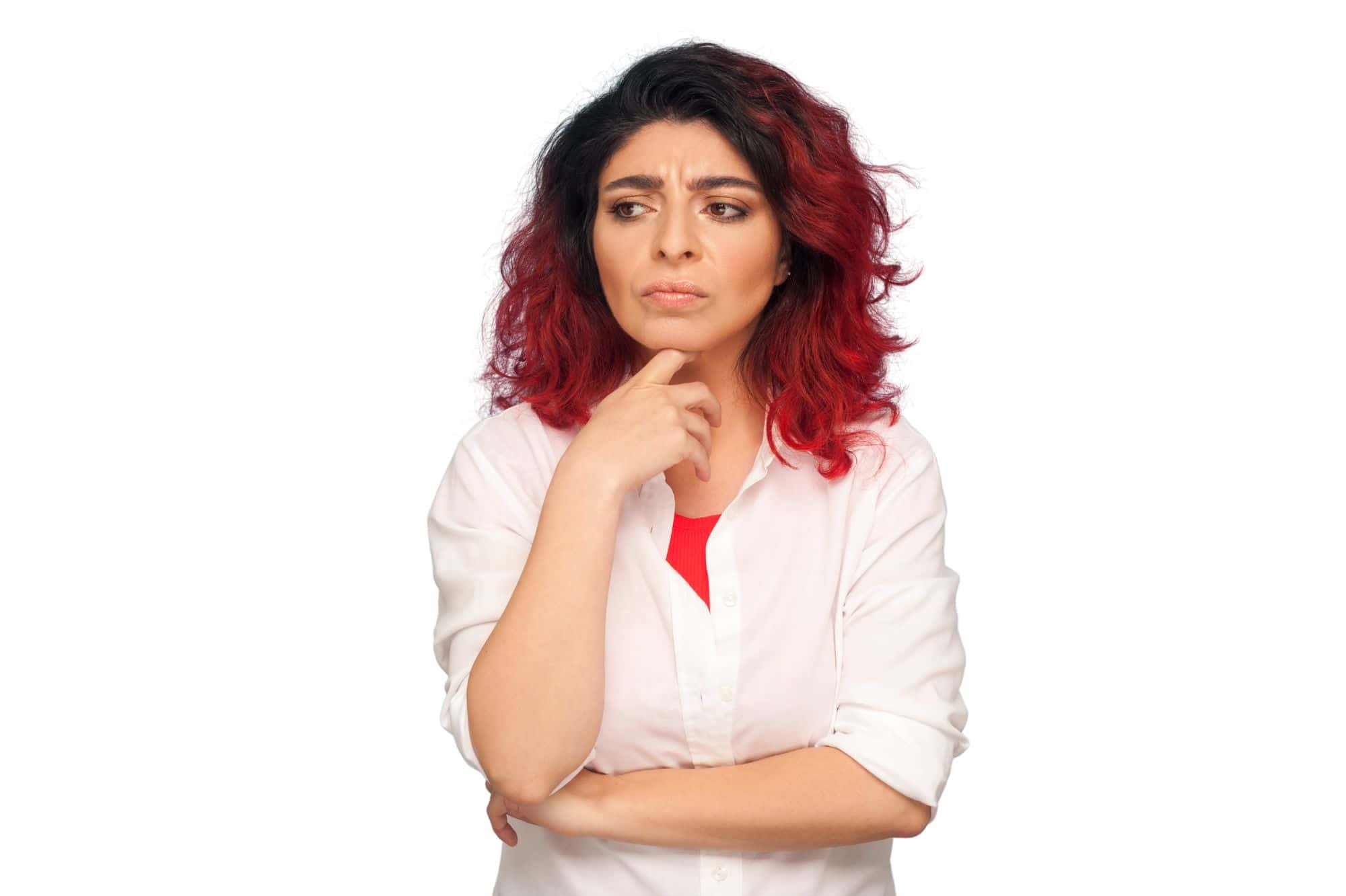 puzzled woman