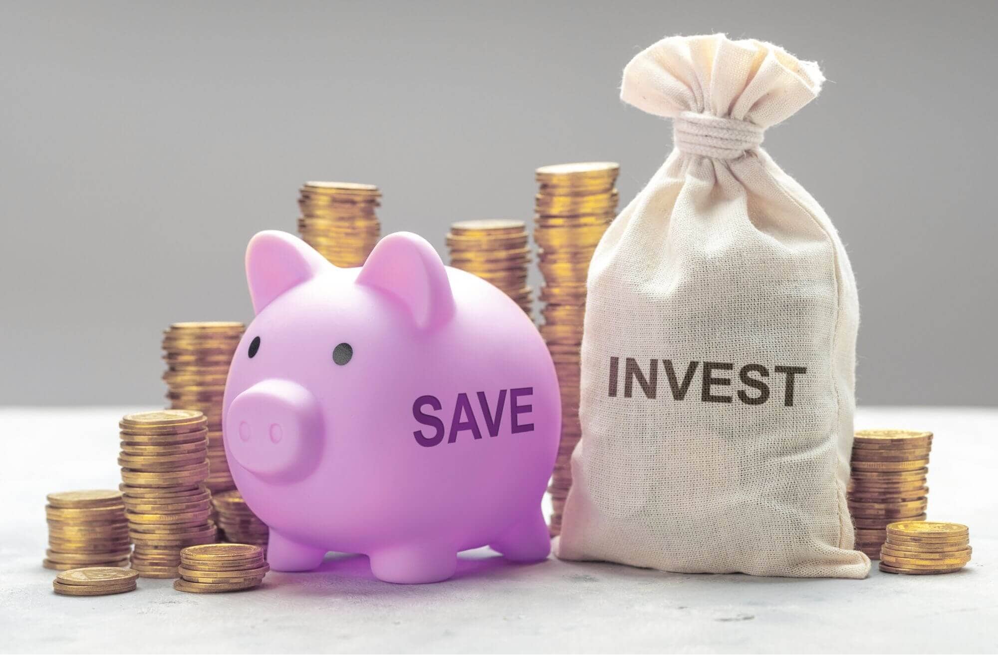 piggy bank save or invest